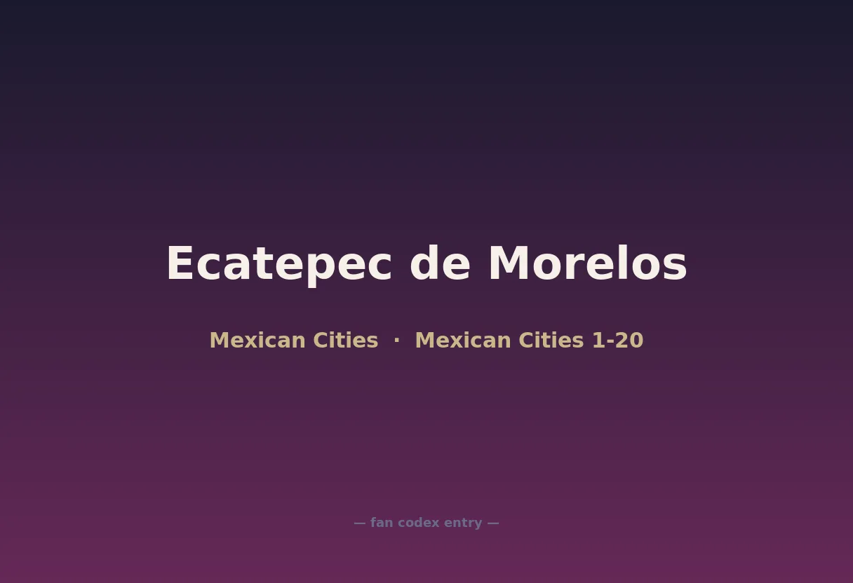 Ecatepec de Morelos